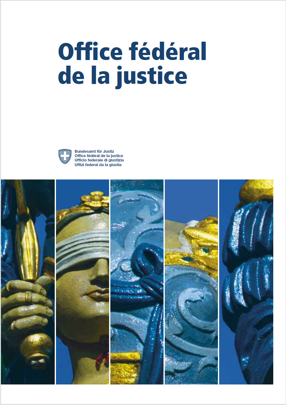 Brochure du 100ème de l'Office fédéral de la justice