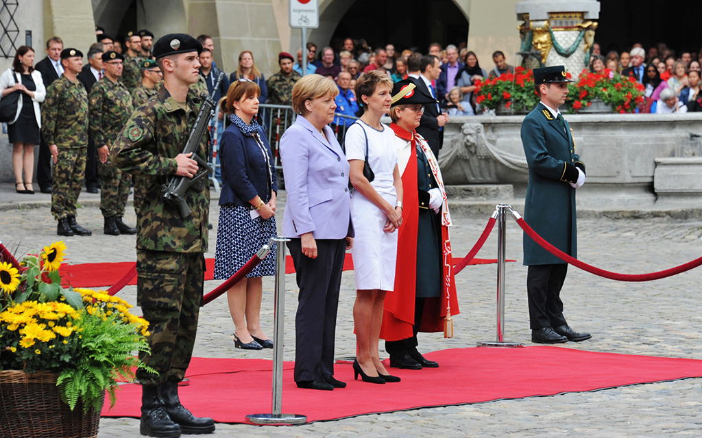 Visite officielle de la chancelière Angela Merkel
