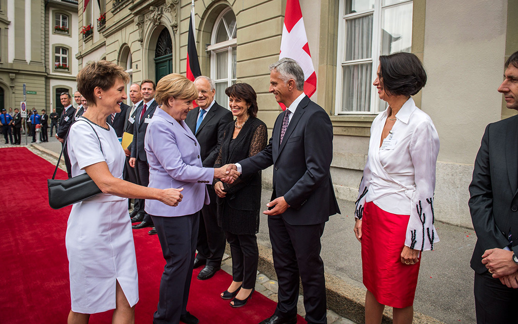 Visite officielle de la chancelière Angela Merkel