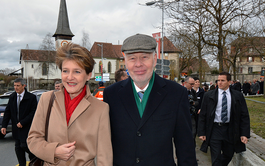 Festa per l’elezione a presidente della Confederazione a Köniz, 11.12.2014