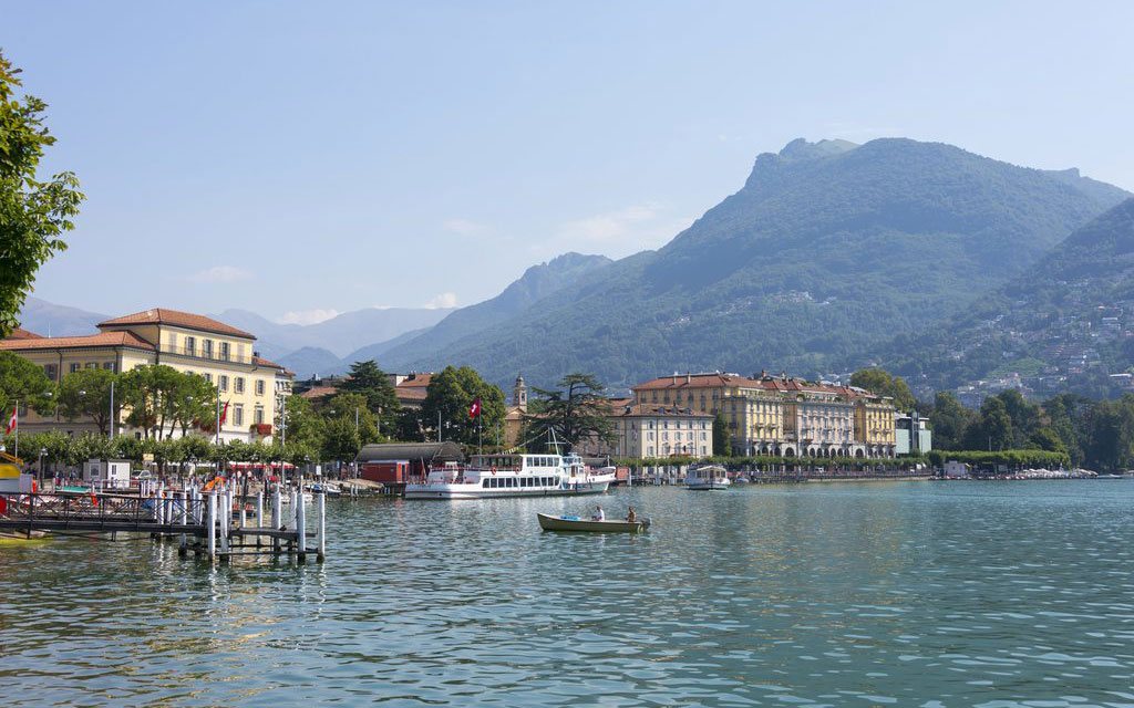 Vista su Lugano