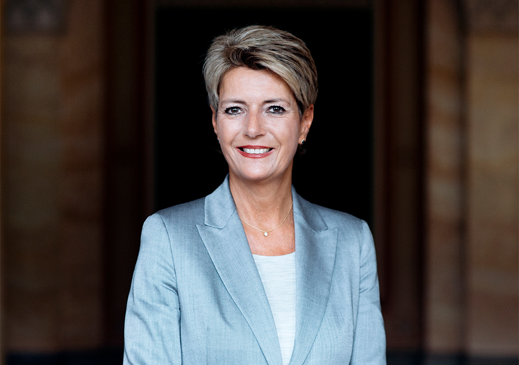 Signed photograph of the Federal Councillor Karin Keller-Sutter