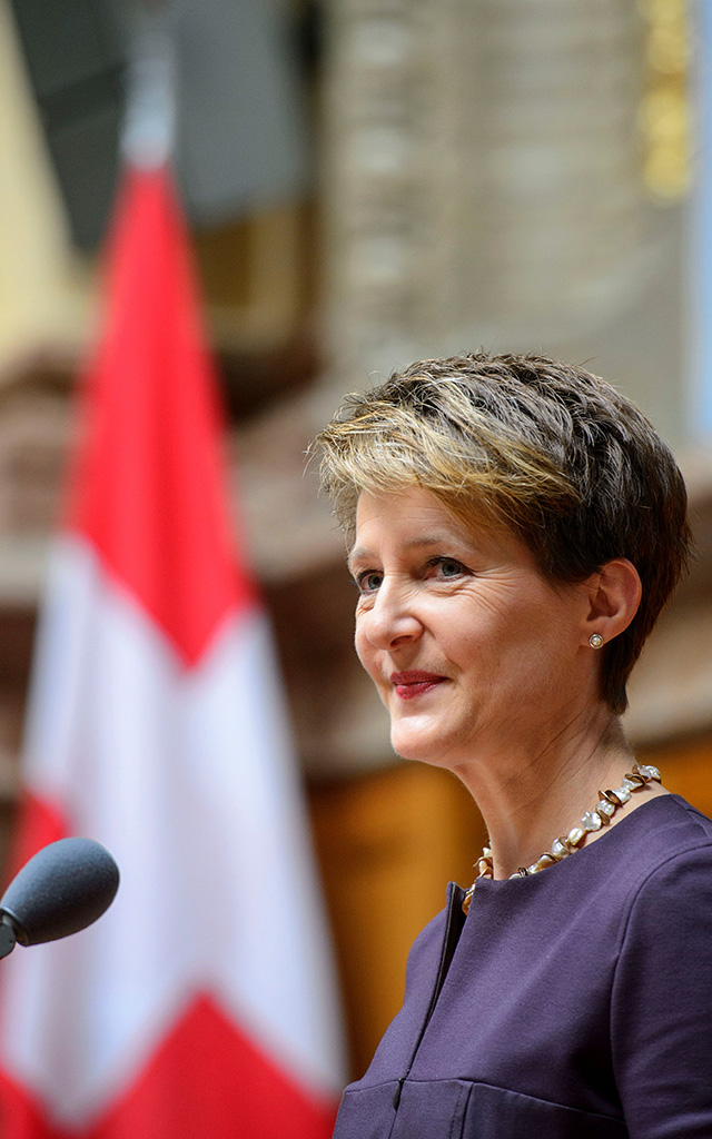 Dans notre démocratie, tout le monde est important - la conseillère fédérale Simonetta Sommaruga s'adresse à l'Assemblée fédérale