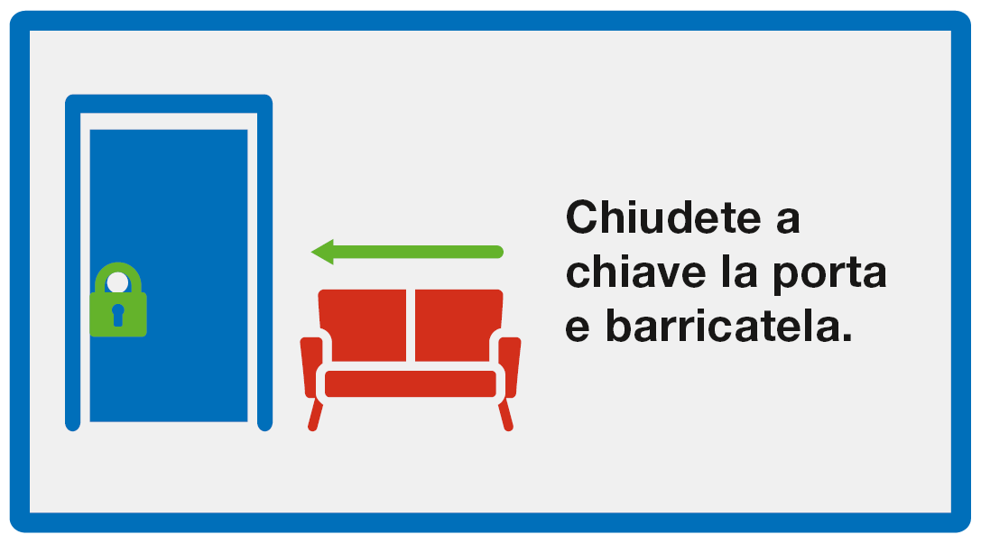 Nascondersi: Chiudete a chiave la porta e barricatela