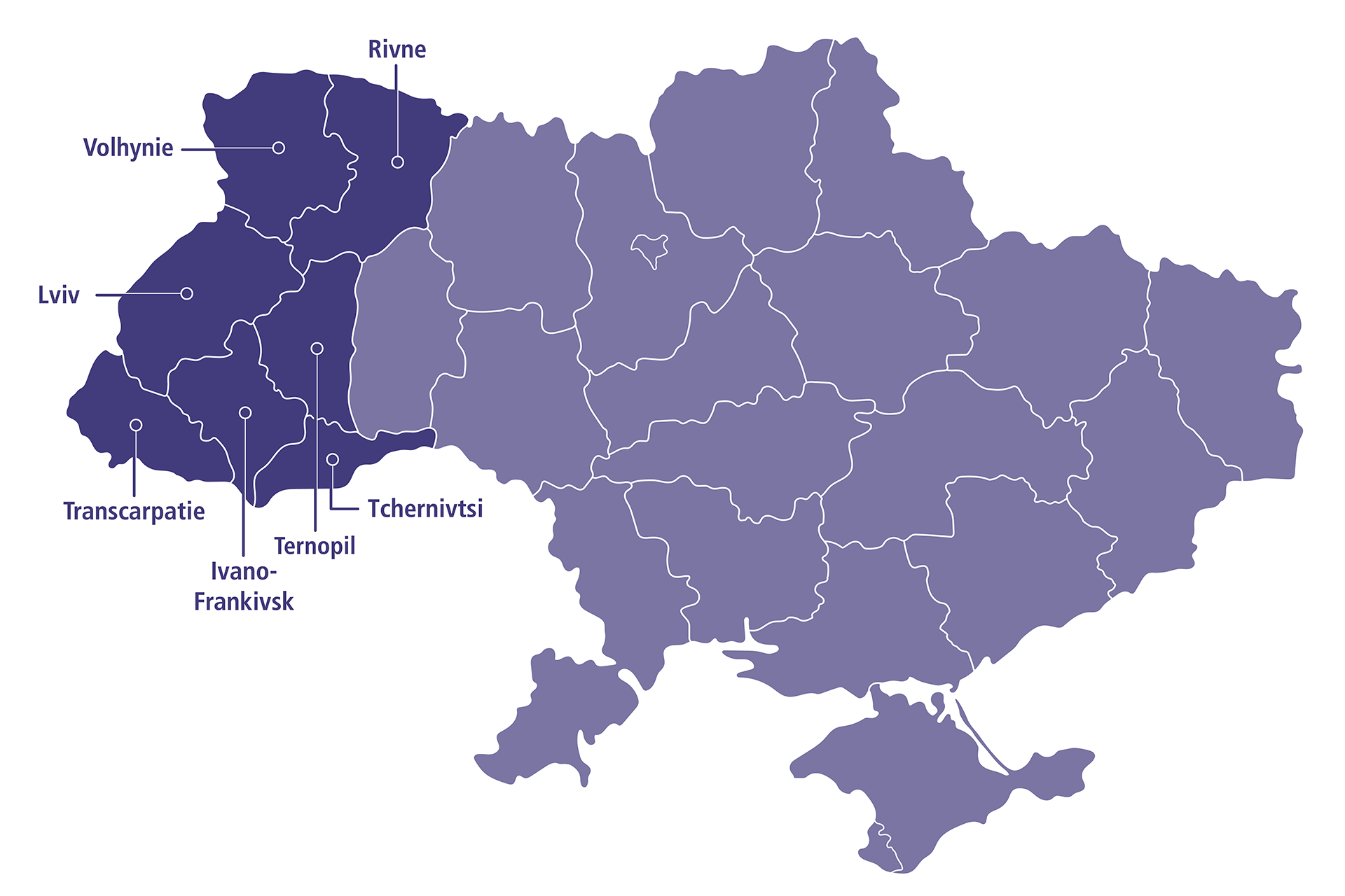 Ukraine, oblasts