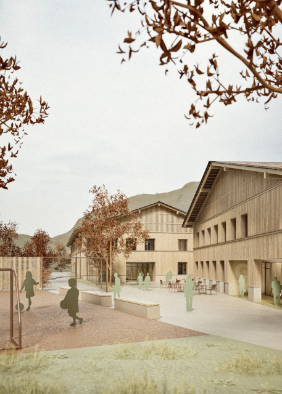 Costruzione del centro federale d’asilo di Buosingen: progetto «Weiler» del team di progettisti generali dello studio di architettura Ruprecht Architekten GmbH